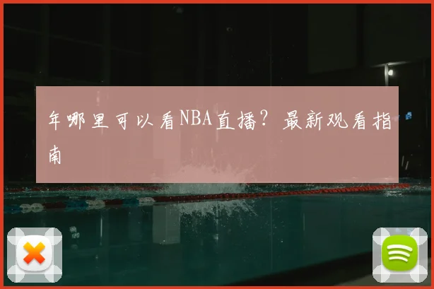 年哪里可以看NBA直播？最新观看指南